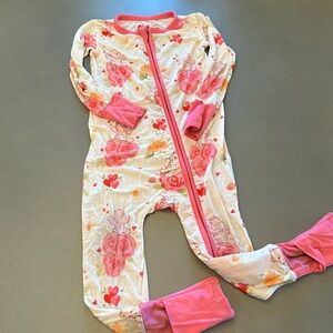 Birdie Bean with Care Bears Convertible Footie 12-18 Months